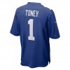 Maillot New York Giants Kadarius Toney 1 Nike Royal 2021 NFL Draft  - Homme